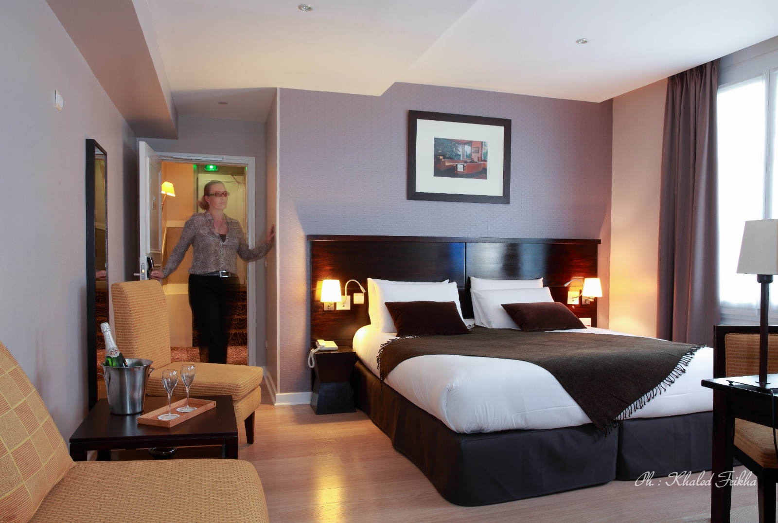 Photographe Hotel en France Khaled Frikha : Chambre hotel